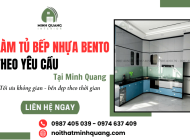 5 lý do nên đặt làm tủ bếp nhựa bento theo yêu cầu 