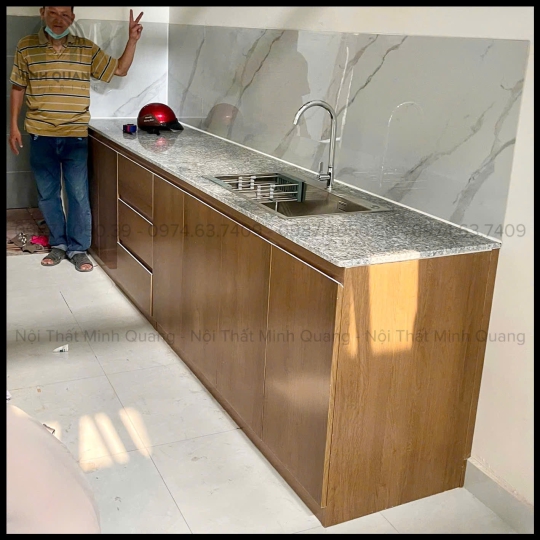 TỦ BẾP NHỰA ECO+ NỘI THẤT MINH QUANG - EC0017