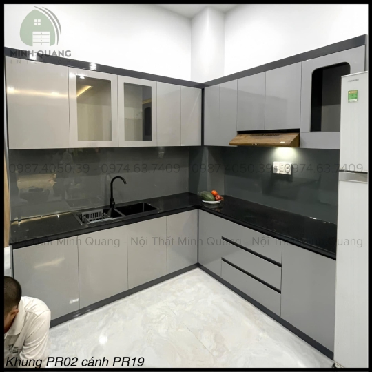 Tủ Bếp Nhựa Cao Cấp TPHCM TB0025