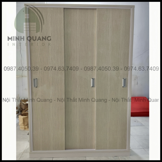 Tủ quần áo 3 cánh cửa lùa siêu tiện lợi QA0046