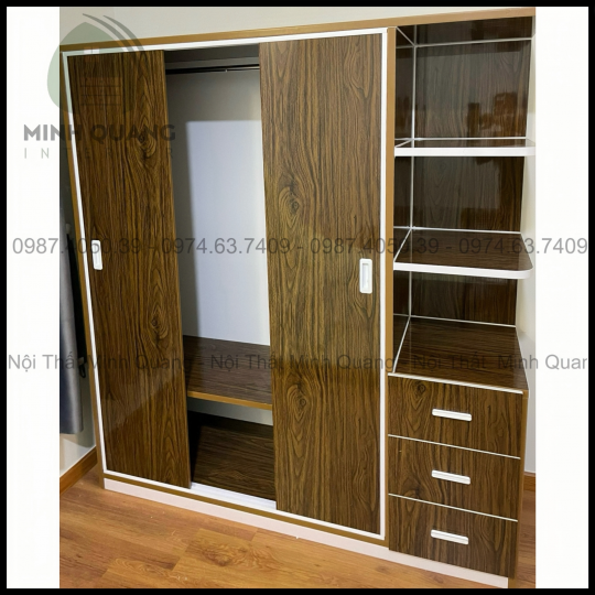 Tủ quần áo full màu OC cực trend QA0049