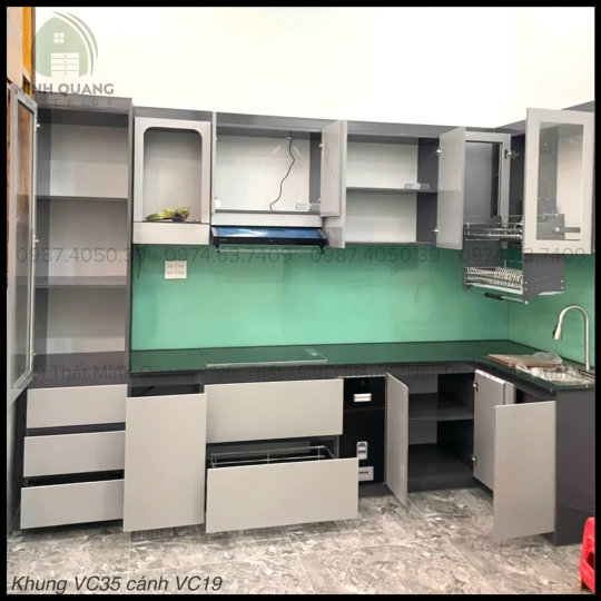 Tủ Bếp Nhựa Cao Cấp TPHCM TB0030