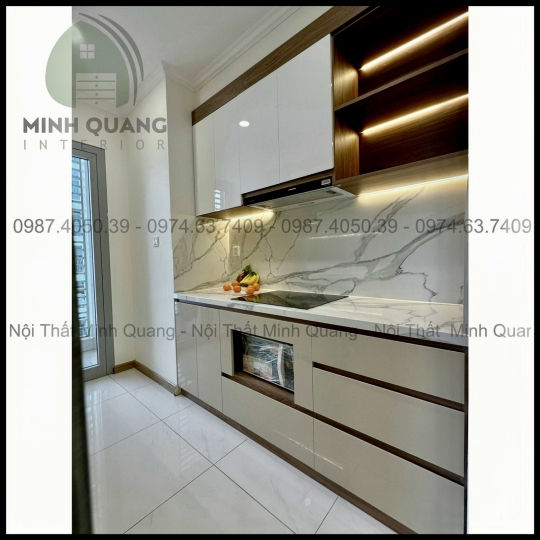 TỦ BẾP KHUNG VINCO - CÁNH PHỦ ACRYLIC AR0005
