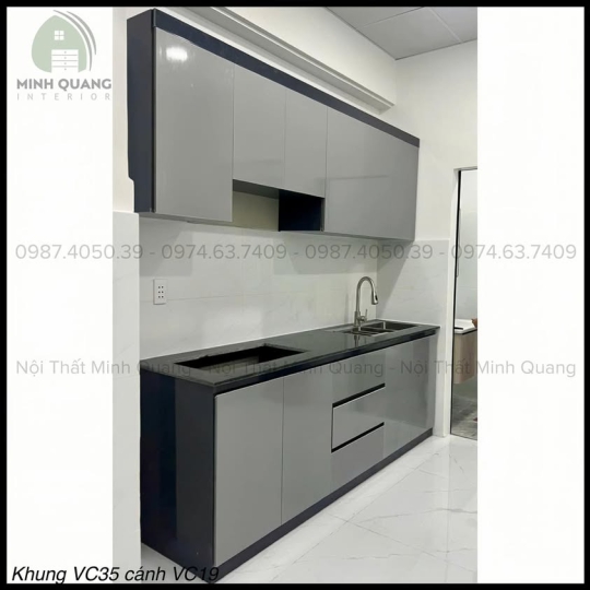 Tủ Bếp Nhựa Cao Cấp TPHCM TB008