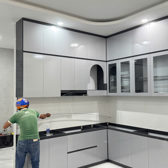 TỦ BẾP NHỰA ECO+ - NỘI THẤT MINH QUANG ECO 0098
