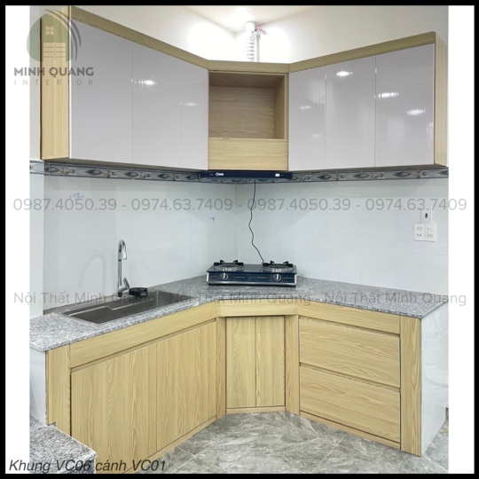 Tủ Bếp Nhựa Cao Cấp TPHCM TB0015