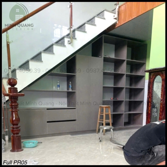 TỦ KỆ CẦU THANG NHỰA VINCOPRO CAO CẤP  - CT0011