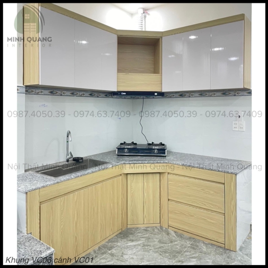 Tủ Bếp Nhựa Cao Cấp TPHCM TB0015