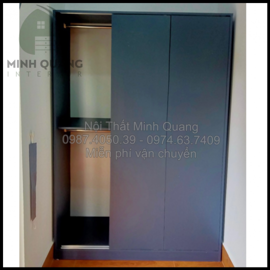 Tủ quần áo nhựa Đài Loan cửa lùa QA0018