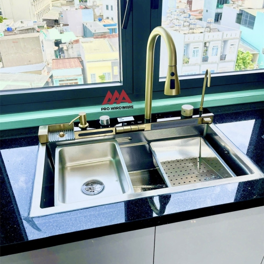 BỒN RỬA CHÉN 5 PHÍM INOX 304