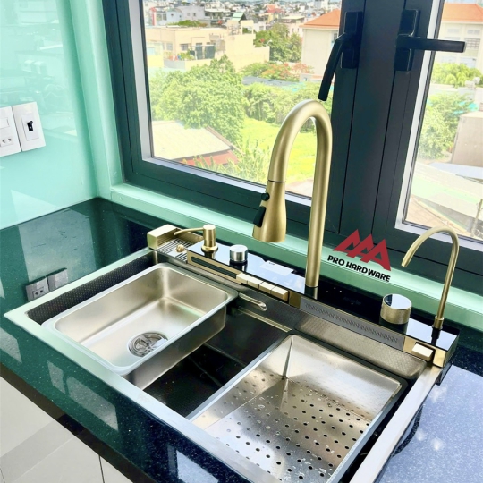 BỒN RỬA CHÉN 5 PHÍM INOX 304