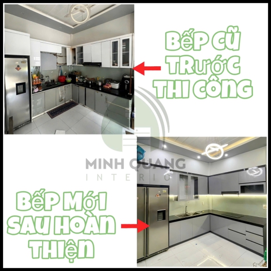 CẢI TẠO BẾP CŨ THÀNH BẾP MỚI - CT0011