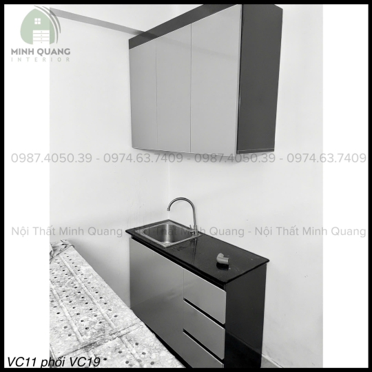 TỦ BẾP MINI CHDV - PHÒNG TRỌ NHỰA VINCOPLAST MN0047