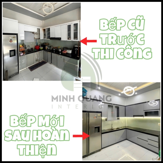 CẢI TẠO BẾP CŨ THÀNH BẾP MỚI - CT0011