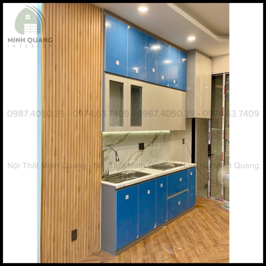 TỦ BẾP KHUNG VINCO - CÁNH PHỦ ACRYLIC AR0013