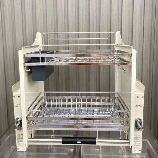 KỆ NÂNG HẠ KHAY ĐŨA INOX 304