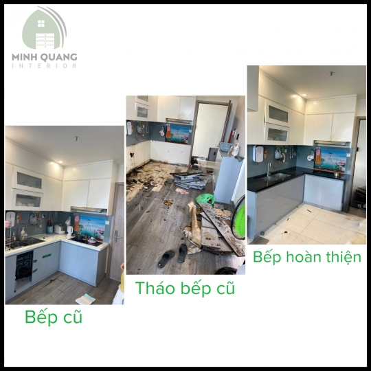 CẢI TẠO BẾP CŨ THÀNH BẾP MỚI - CT005