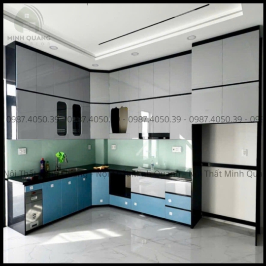 TỦ BẾP KHUNG VINCO - CÁNH PHỦ ACRYLIC AR0020