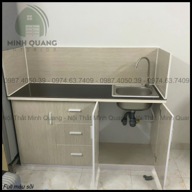 TỦ BẾP MINI CHDV - PHÒNG TRỌ NHỰA VINCOPLAST MN0043
