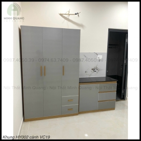 Combo tủ bồn + tủ áo siêu tiết kiệm dành cho các căn hộ dịch vụ, phòng trọ, chung cư mini… MN0072 