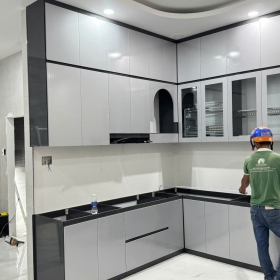 TỦ BẾP NHỰA ECO+ - NỘI THẤT MINH QUANG ECO 0098