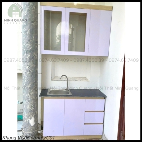 Tủ bồn mini trên dưới nhựa Vincoplastic nhận SLL cho CHDV, phòng trọ… giá tận xưởng siêu ưu đãi MN00101 
