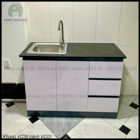 Tủ bồn mini nhựa Vincoplastic cao cấp chung cung cấp SLL cho chdv, phòng trọ, chung cư mini… MN0094 