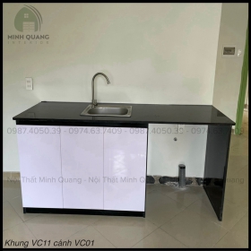 Tủ bồn mini nhiều kích thước khác nhau, thiết kế mẫu mã mới hiện đại, nhận sản xuất SLL cho chdv MN0092 