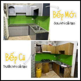 CẢI TẠO BẾP CŨ THÀNH BẾP MỚI - CT002