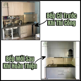 CẢI TẠO BẾP CŨ THÀNH BẾP MỚI - CT007