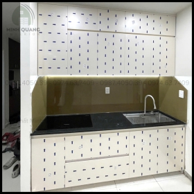 TỦ BẾP KHUNG VINCO - CÁNH PHỦ ACRYLIC AR009