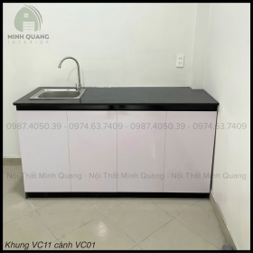 Tủ bếp nhựa Vincoplastic hiện đại, kích thước đa dạng phù hợp mọi như cầu của khách hàng MN0091 