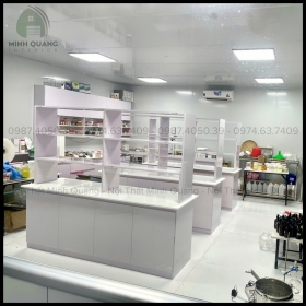 Hoàn thiện dự án phòng thí nghiệm cho khách sử dụng chất liệu nhựa Vinco bền bỉ và an toàn KT0045