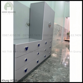 Tủ Áo Nhựa, Tủ Quần Áo Nhựa Vincoplastic, Tủ Áo Trẻ Em Giá Rẻ TPHCM (QA0009) _ Nội Thất Minh Quang