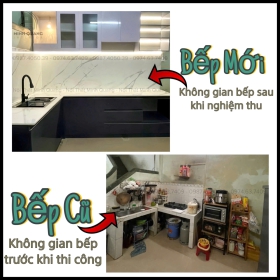 CẢI TẠO BẾP CŨ THÀNH BẾP MỚI - CT008