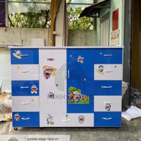 TỦ QUẦN ÁO TRẺ EM NHỰA ĐÀI LOAN TE0019
